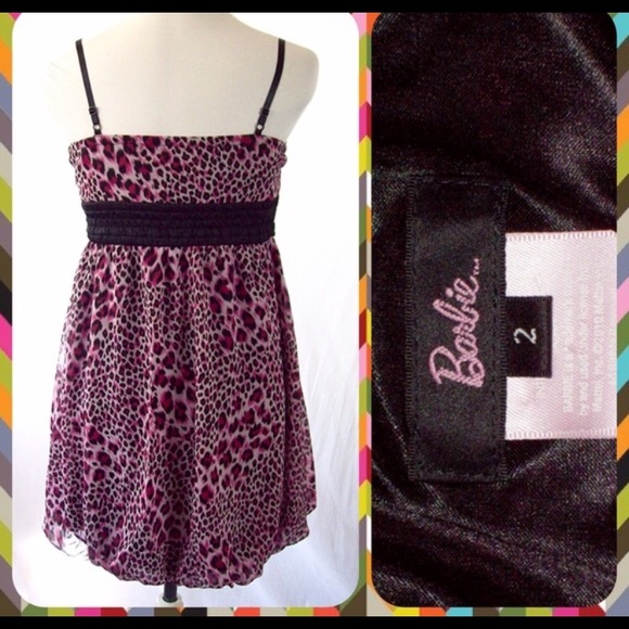 Brand New pink Rare Barbie vintage dress cute sz 2 - Picture 3 of 4